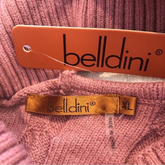 BELLDINI/ NWT/ spring / winter/ fall / chunky turtleneck sexy sweater / XL - Picture 8 of 12